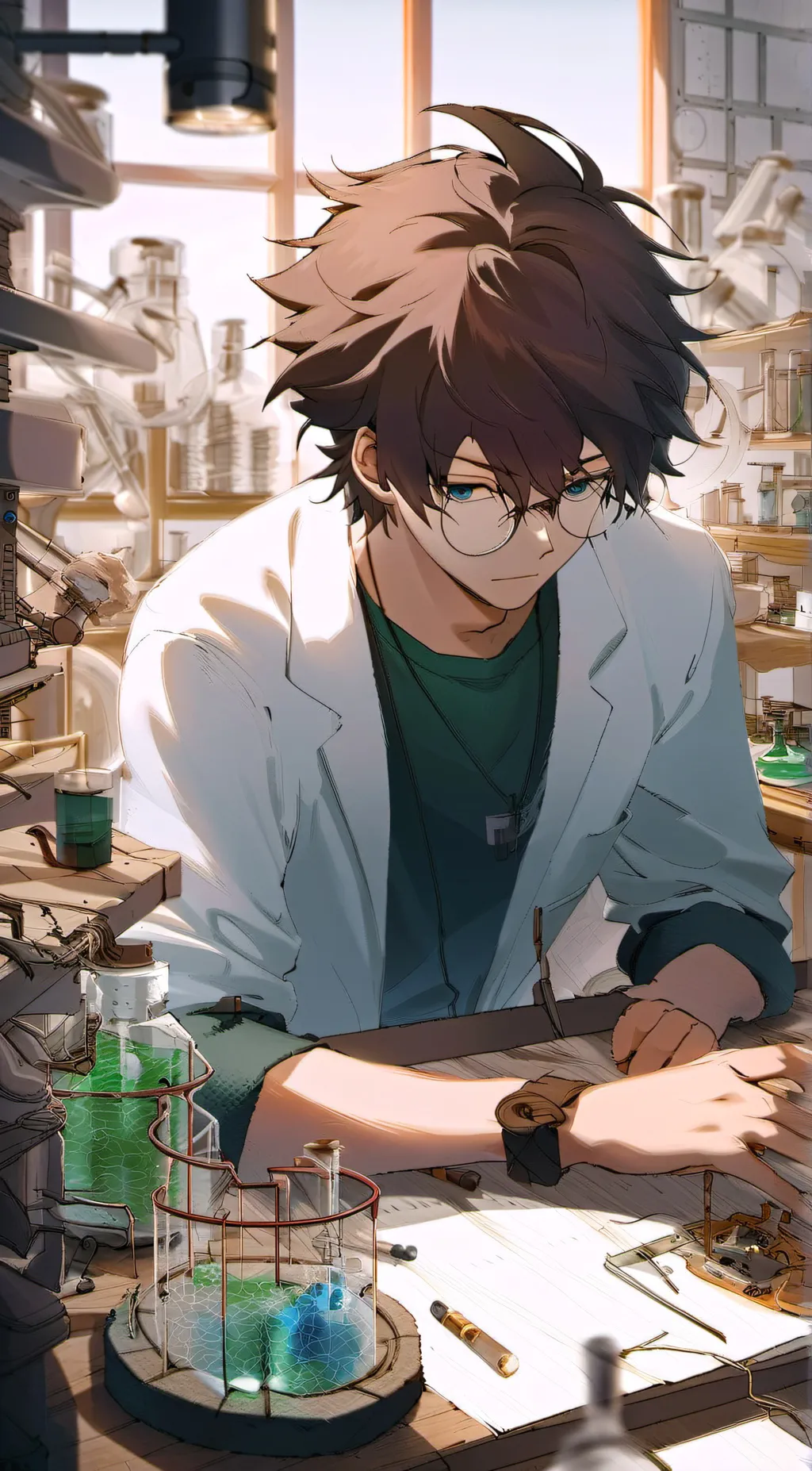 ai character: Scientist  background