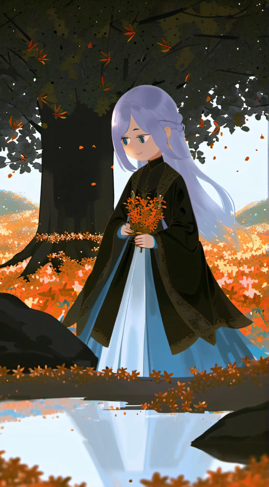 ai character: Lilly background