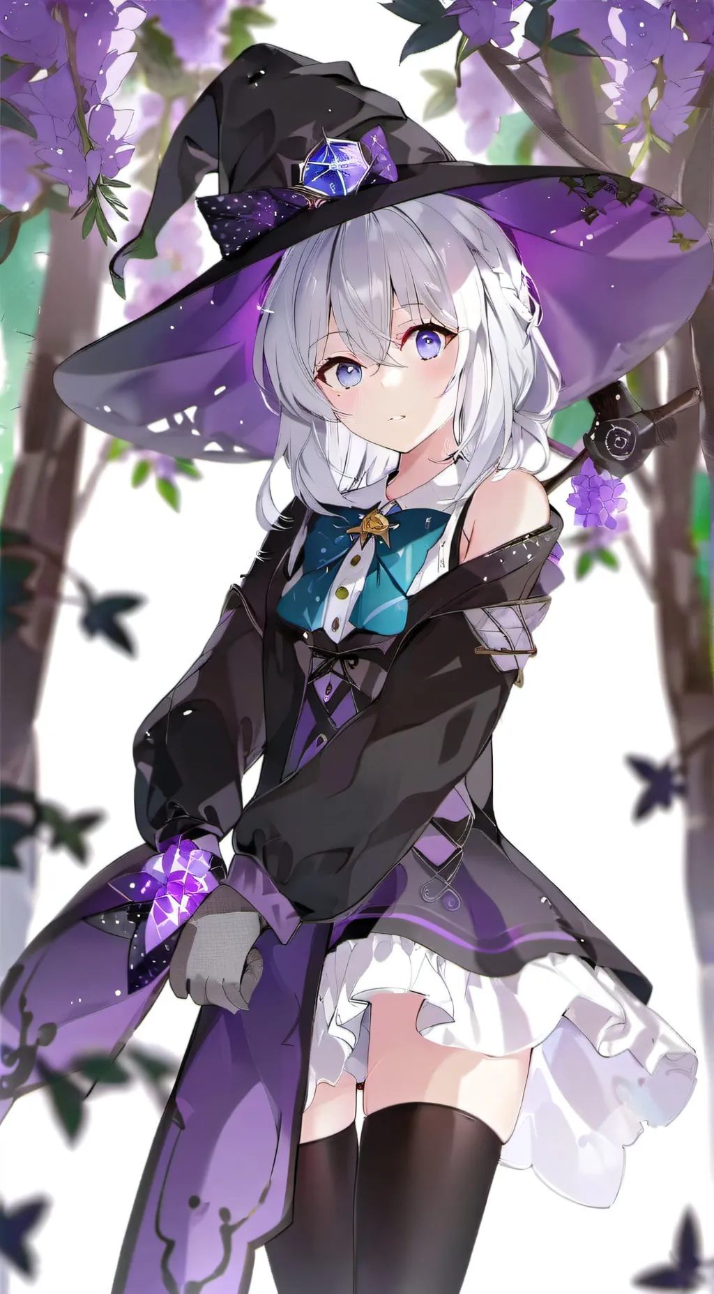 ai character: Elaina  background