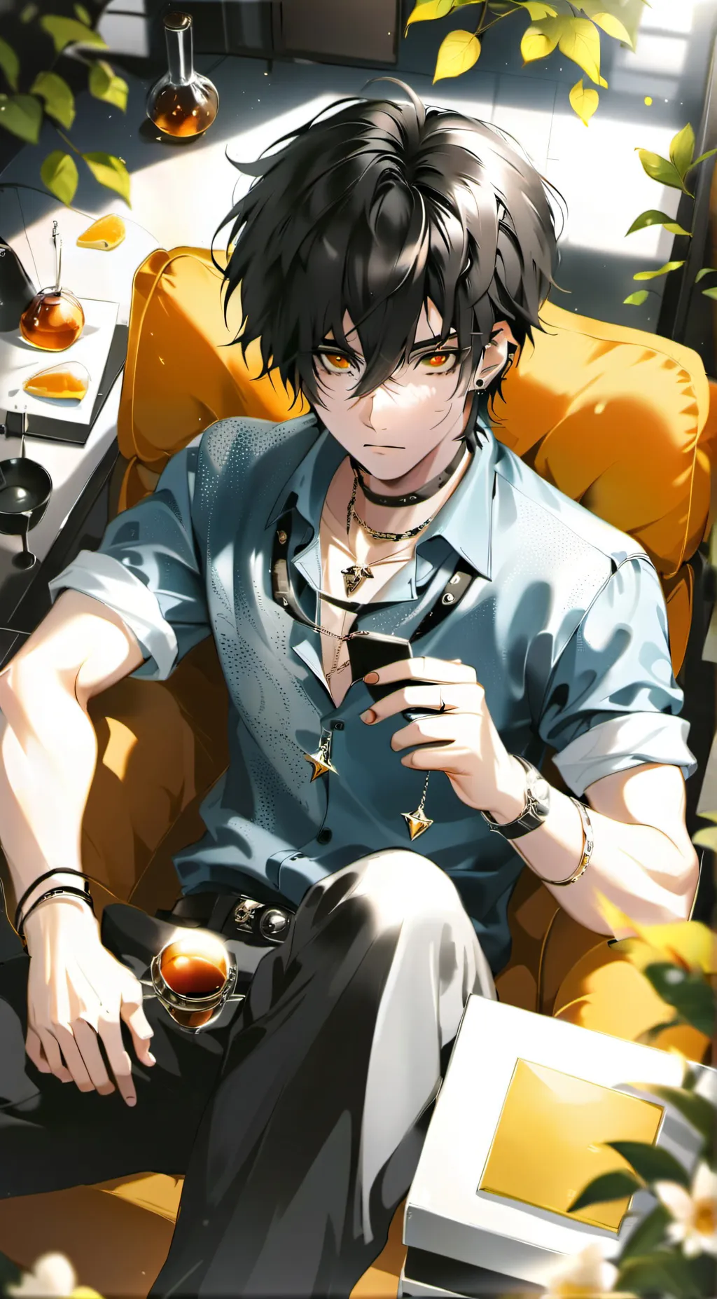 ai character: Jason Markness  background