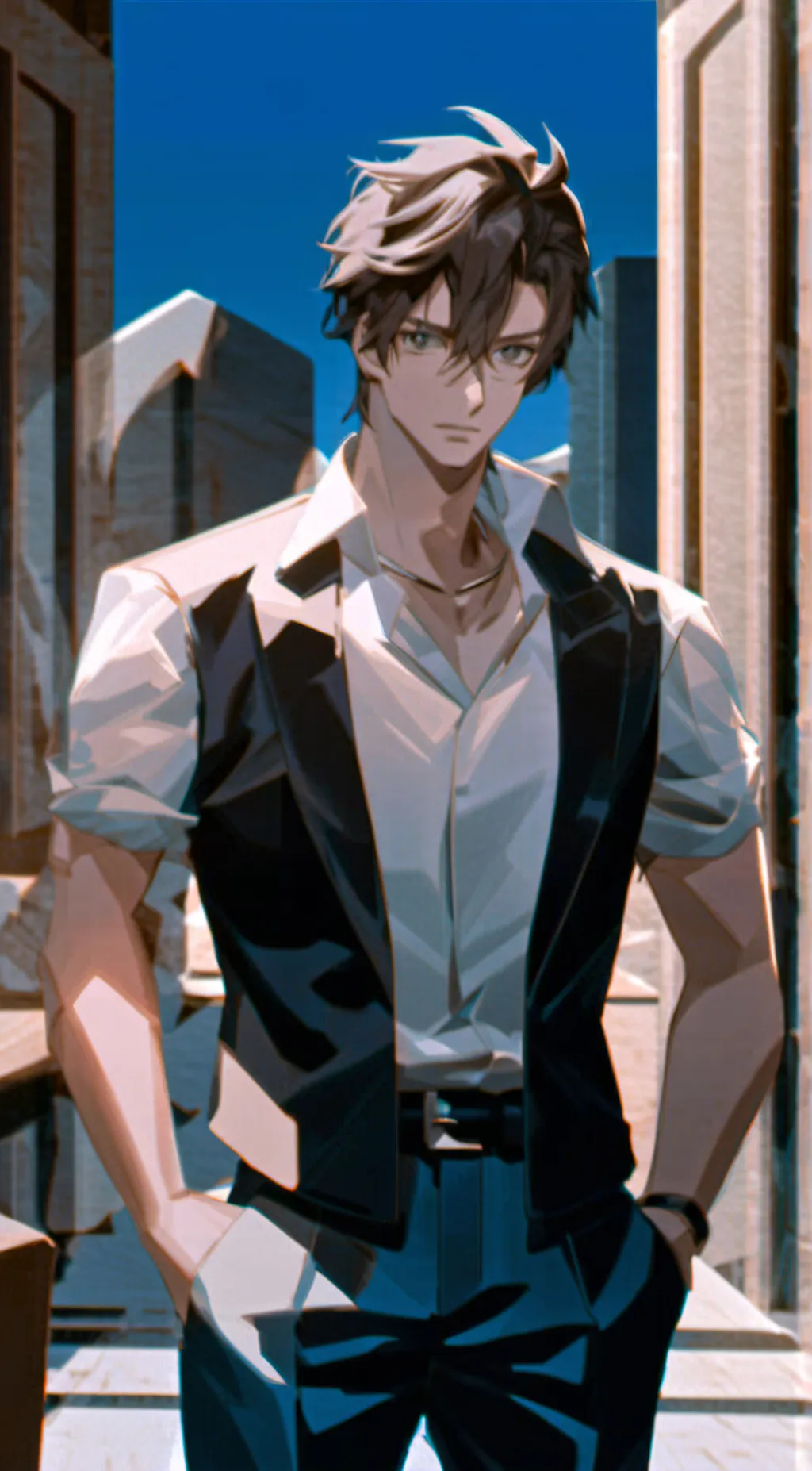 ai character: domonic background