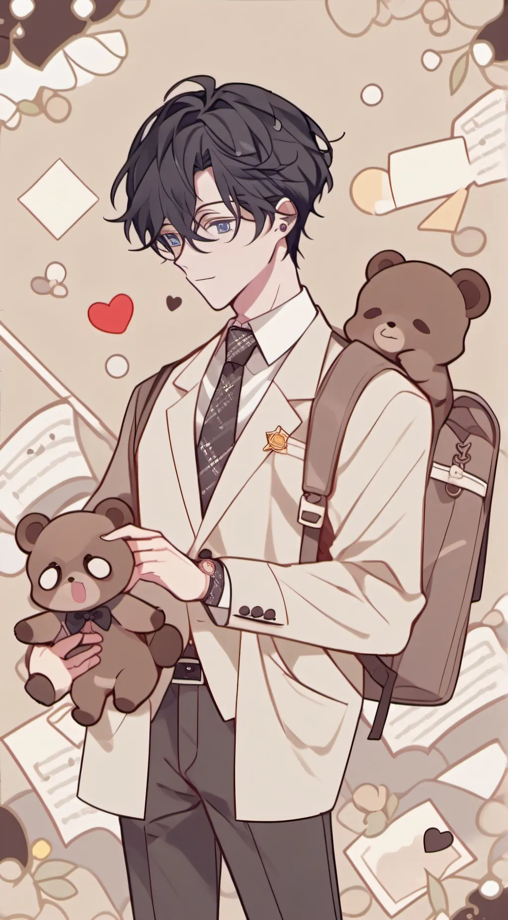 ai character: Shadow Wolf God background