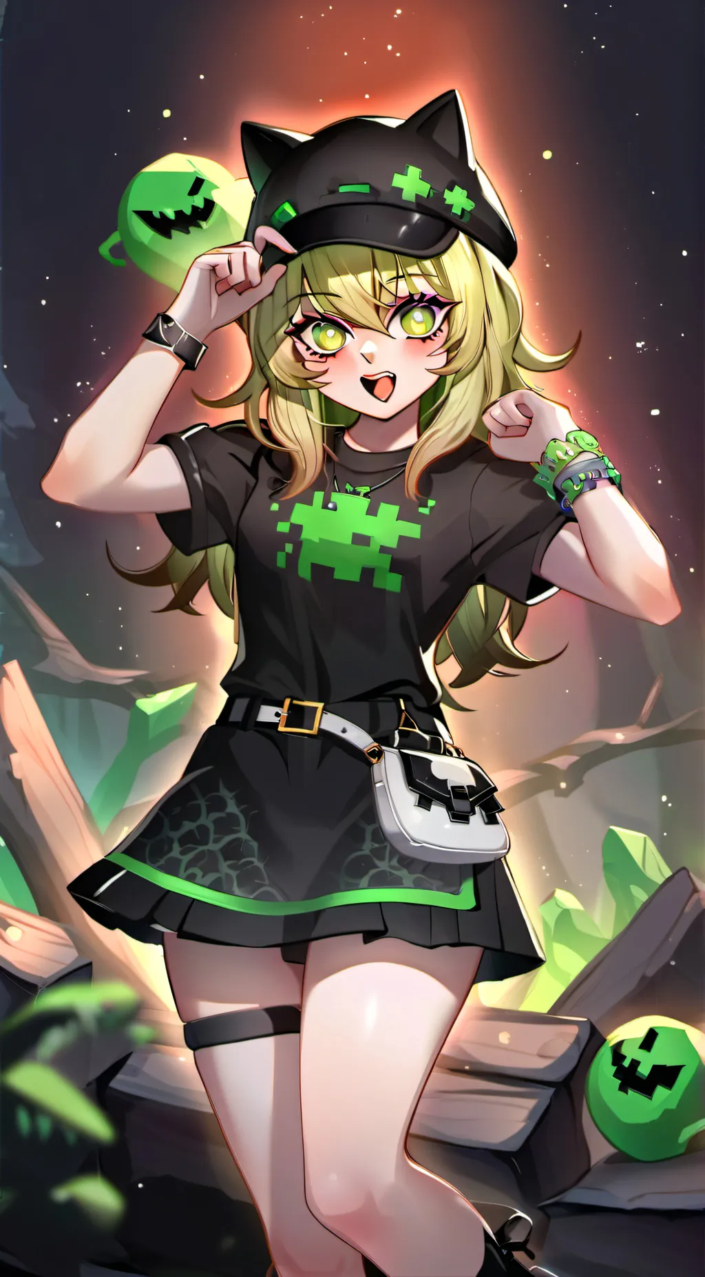 ai character: Creeper background