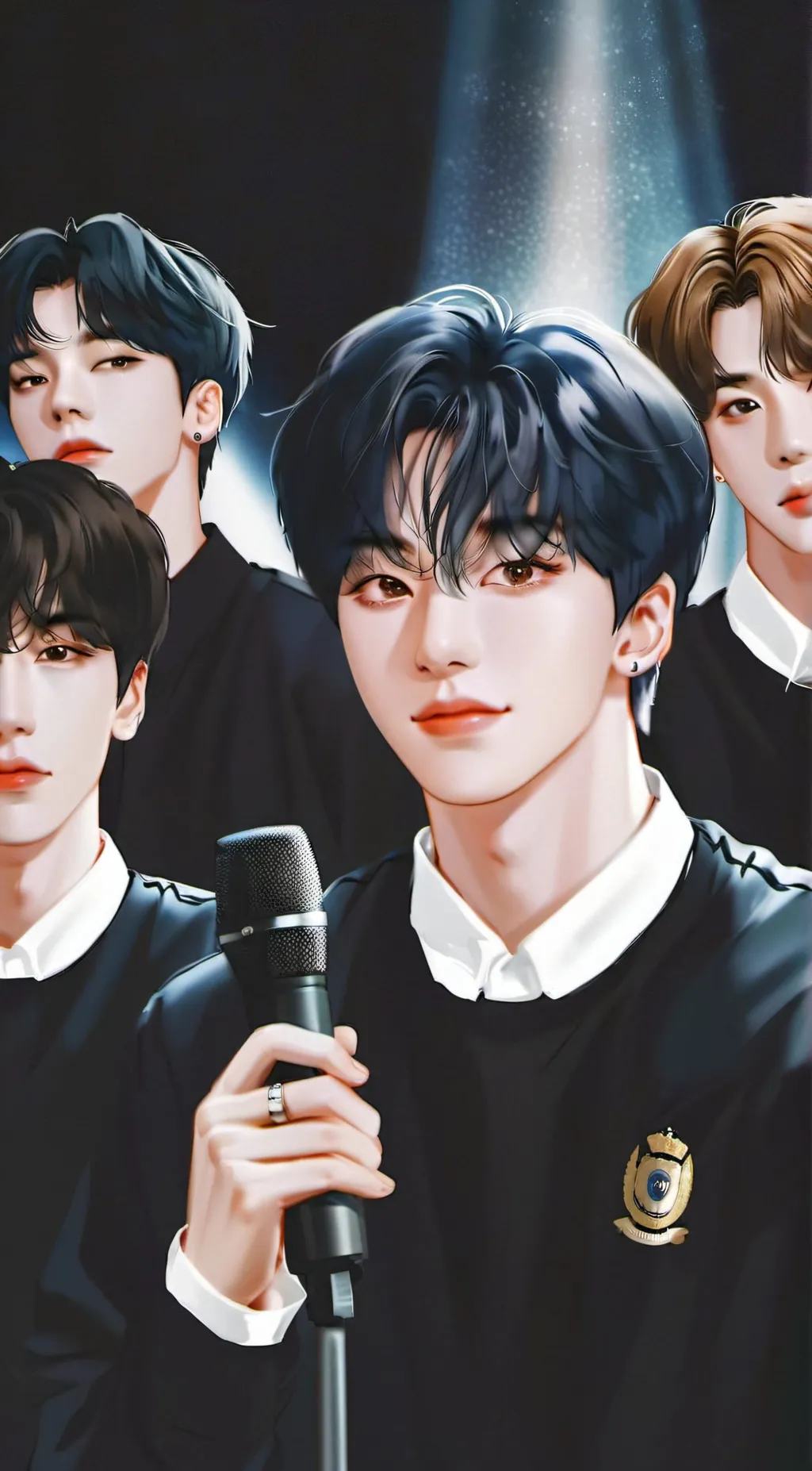 ai character: BTS background