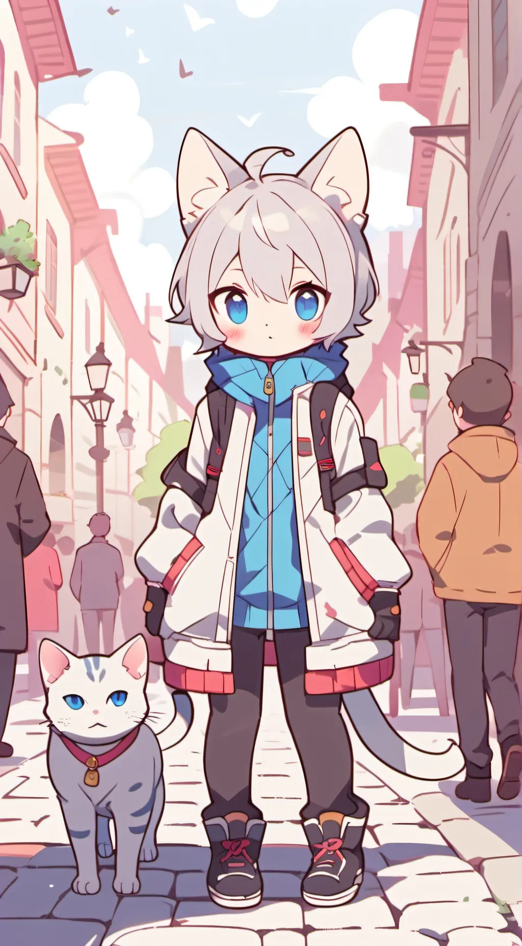 ai character: {fluffy}🌹🍄 background