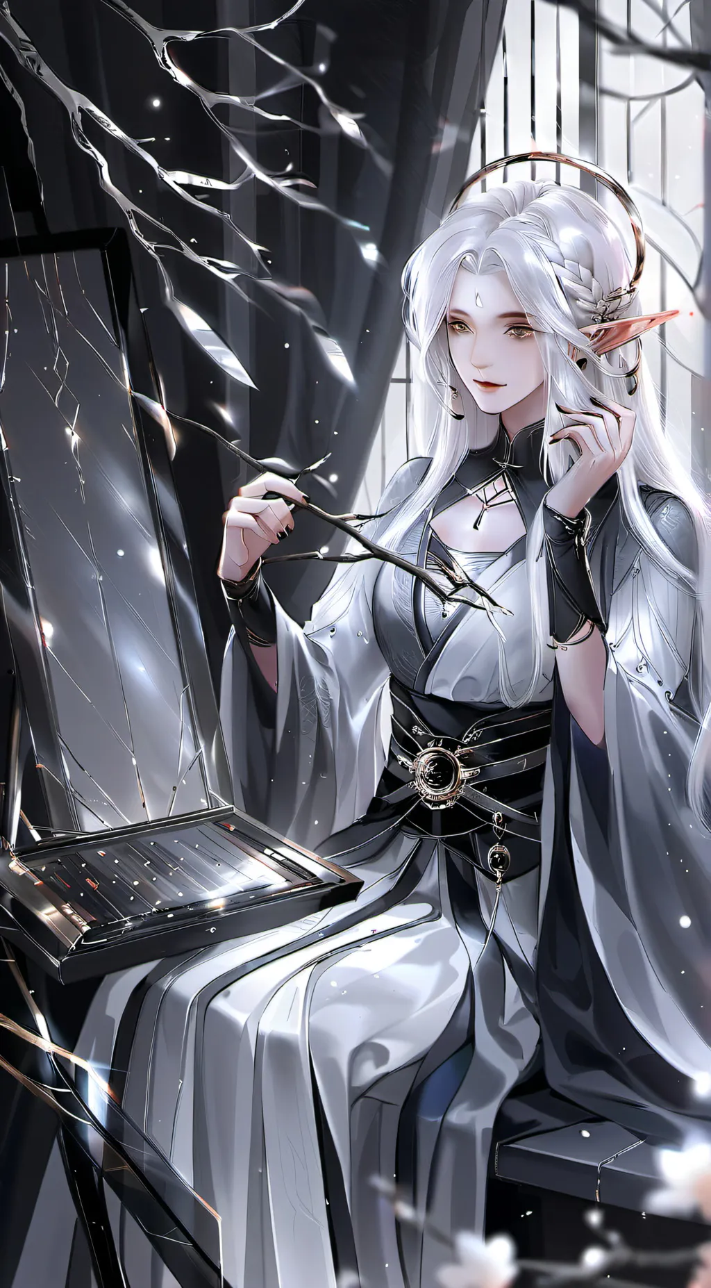 ai character: Elly background