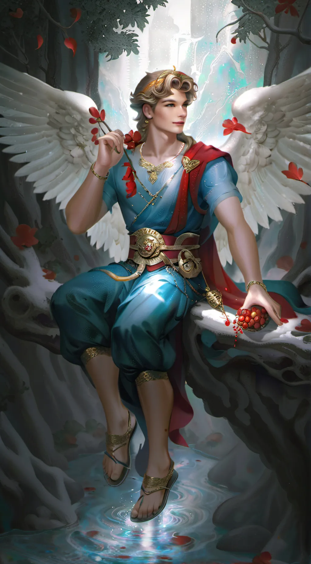 ai character: nico ( love cupid) background