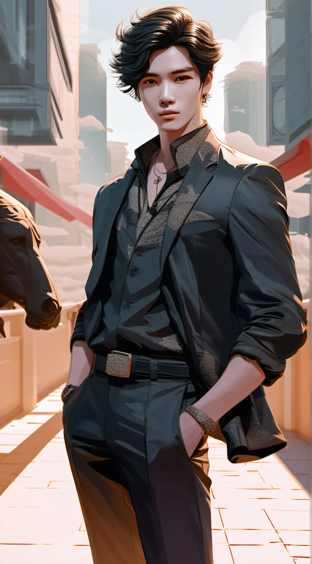 ai character: cookie midoryia background