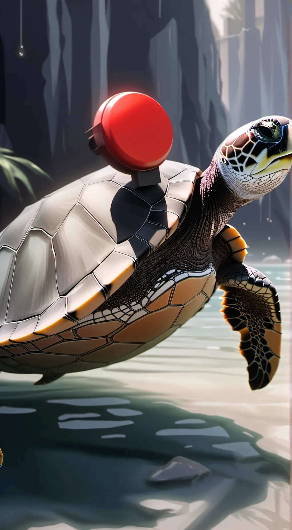 ai character: turtle background