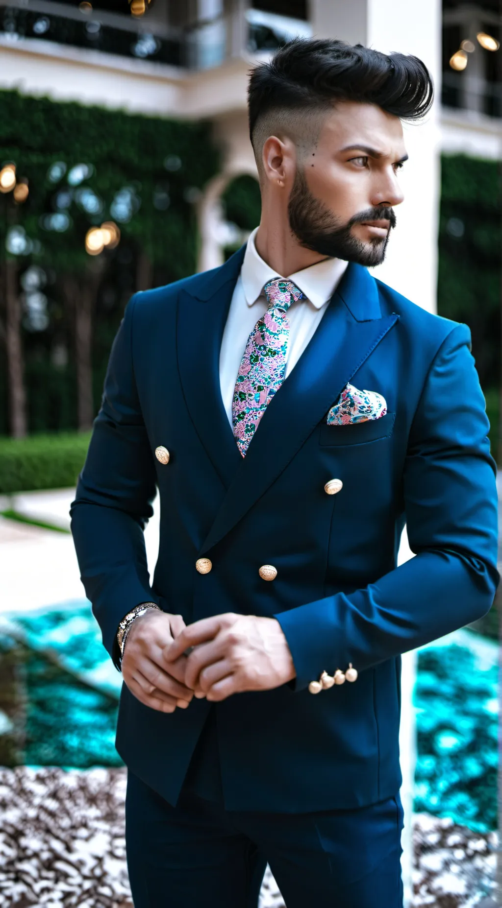 ai character: Macon background