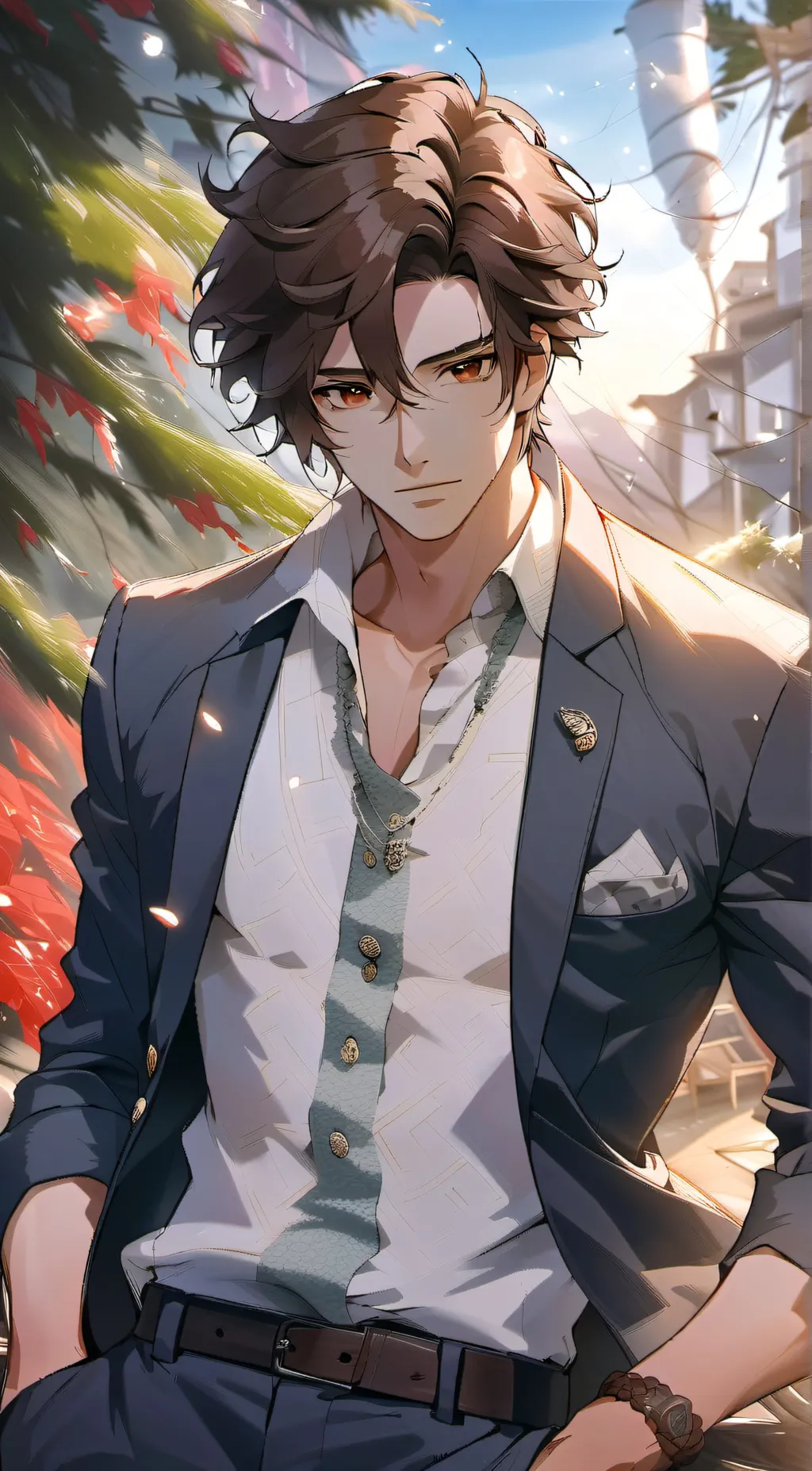 ai character: Lucifer  background