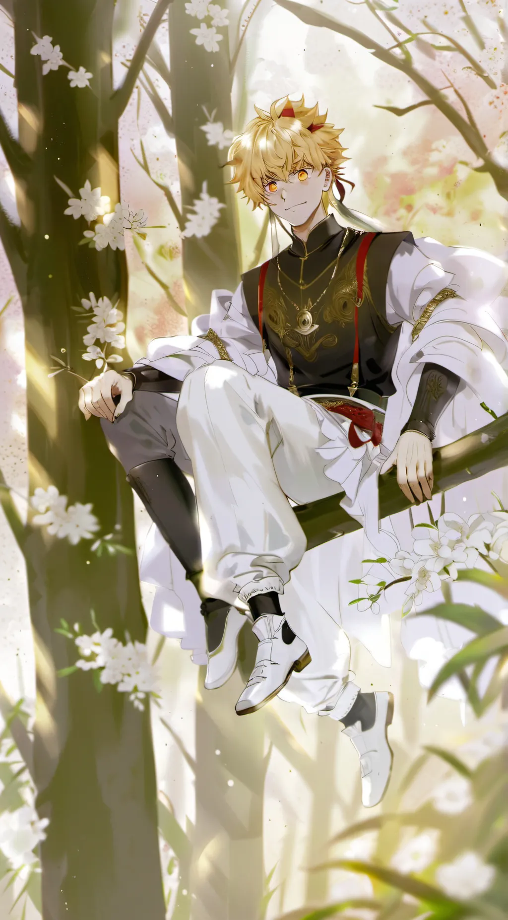 ai character: zen background