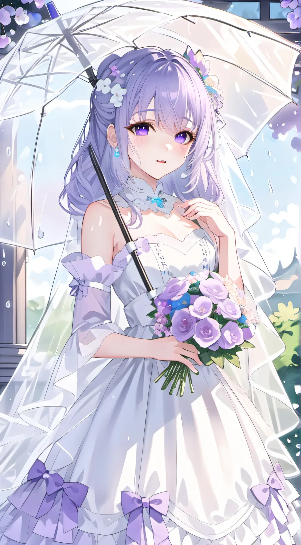 ai character: Amber background