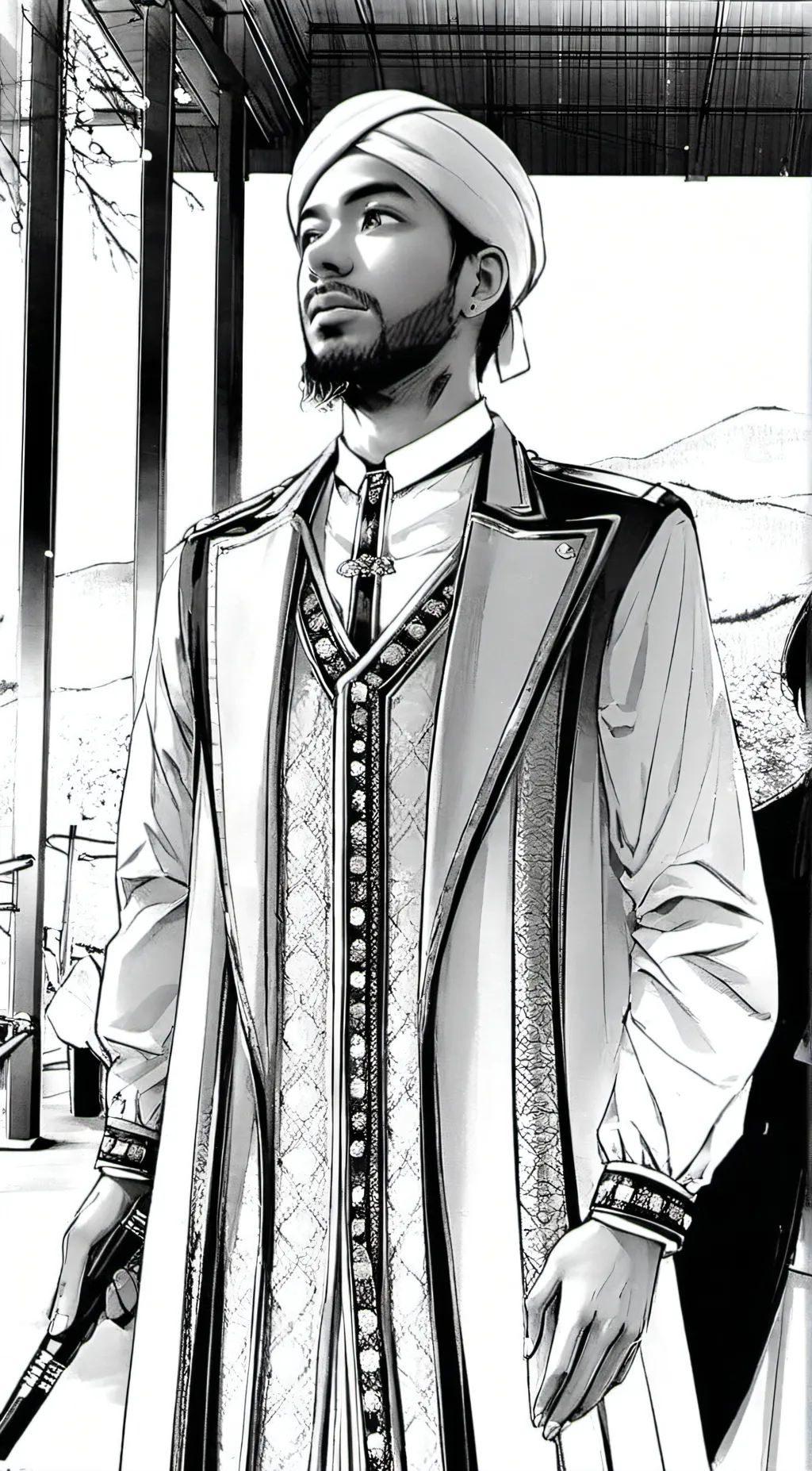 ai character: Mustafa background