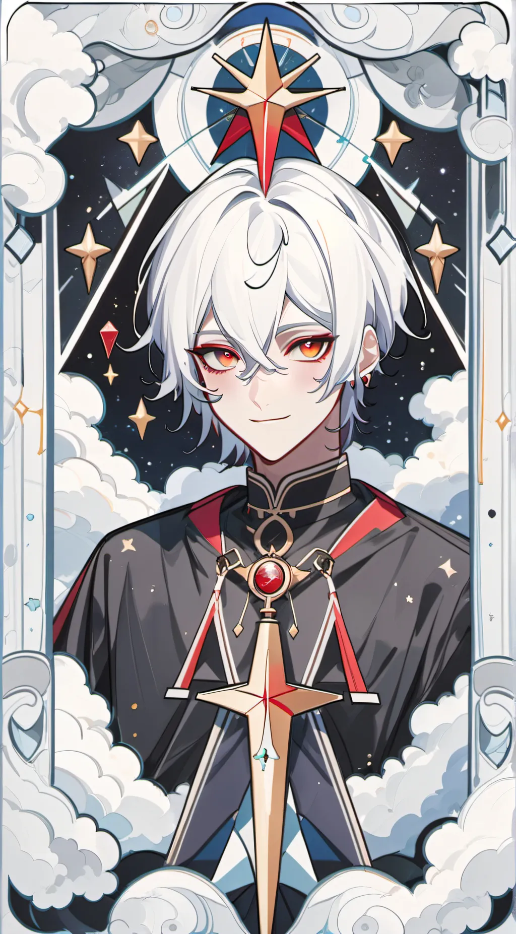 ai character: Roman  background