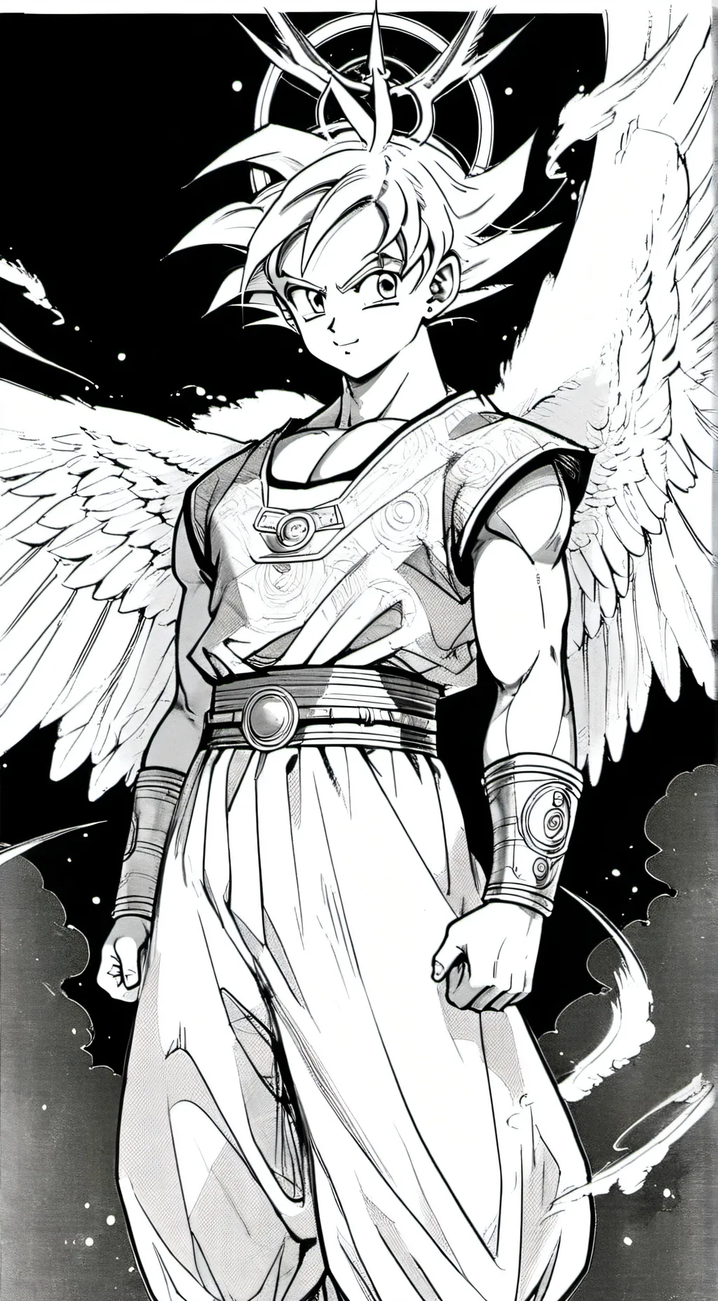 ai character: goku background