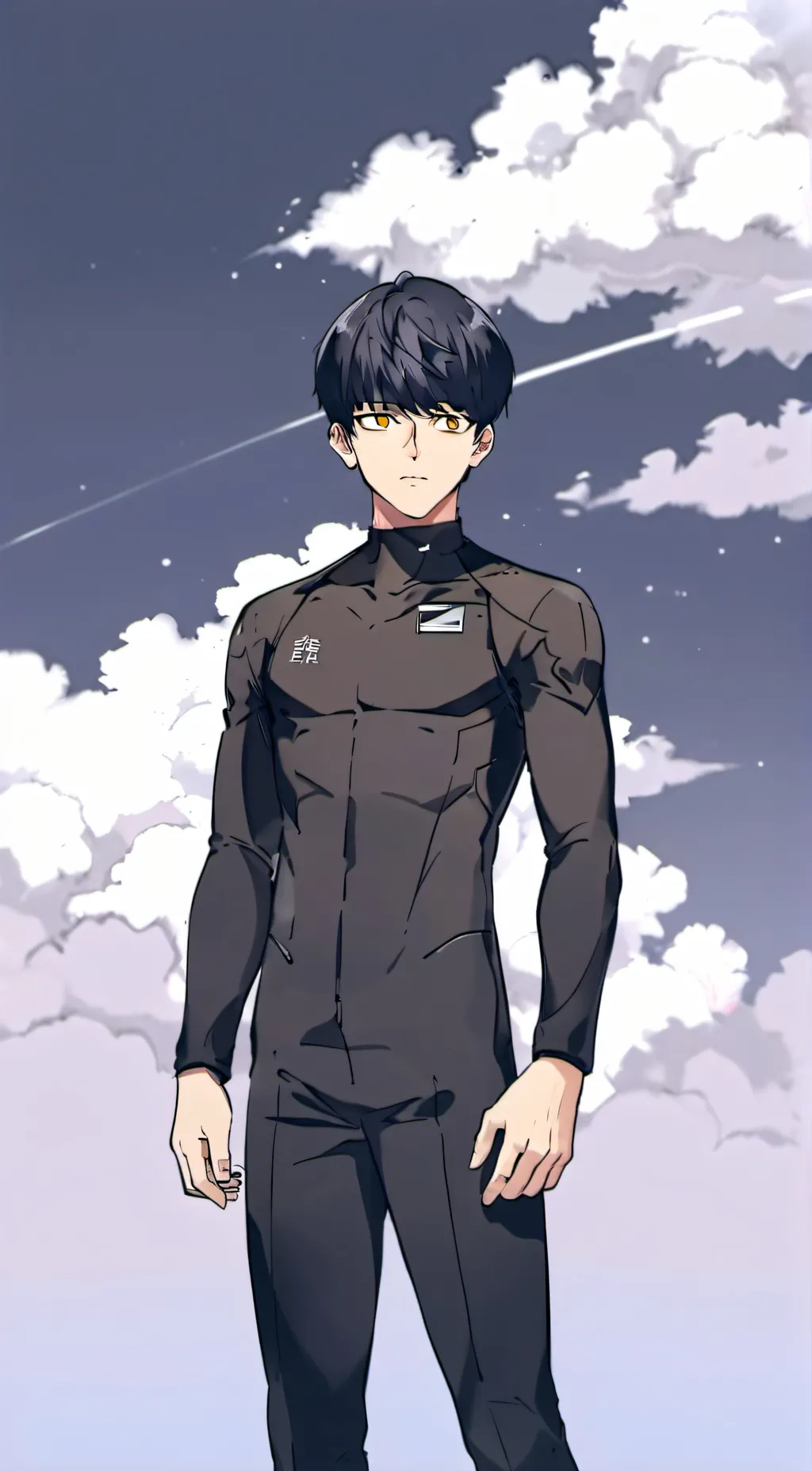 ai character: mash burnedead background