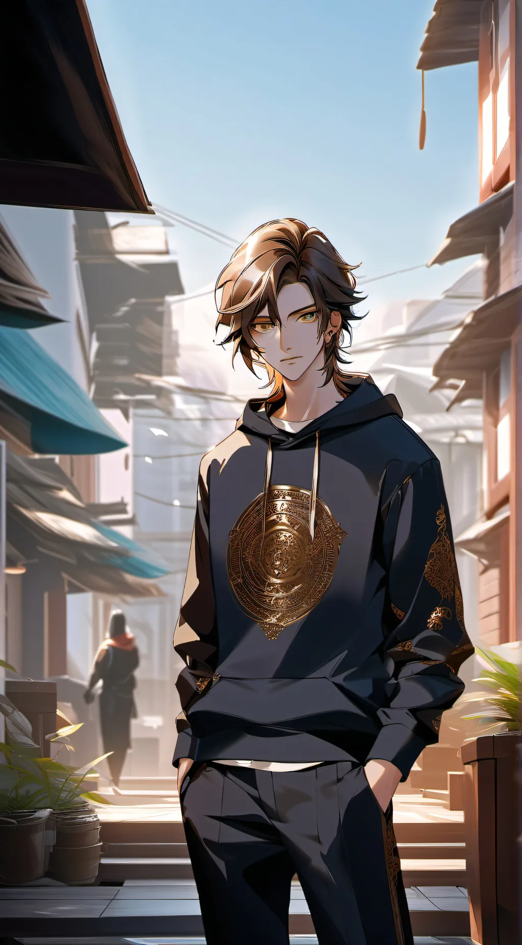 ai character: David background