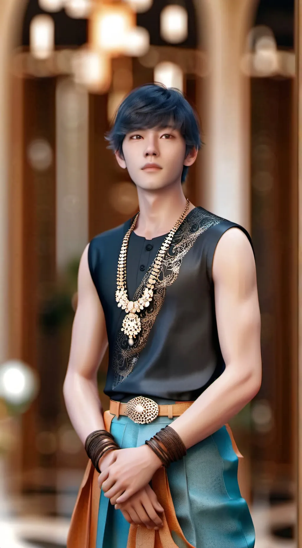 ai character: hunter background