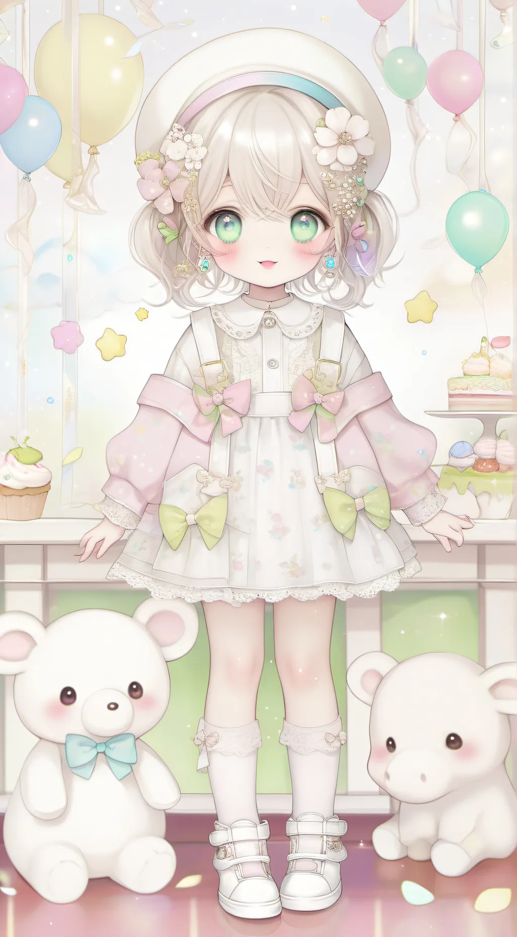 ai character: Lily background