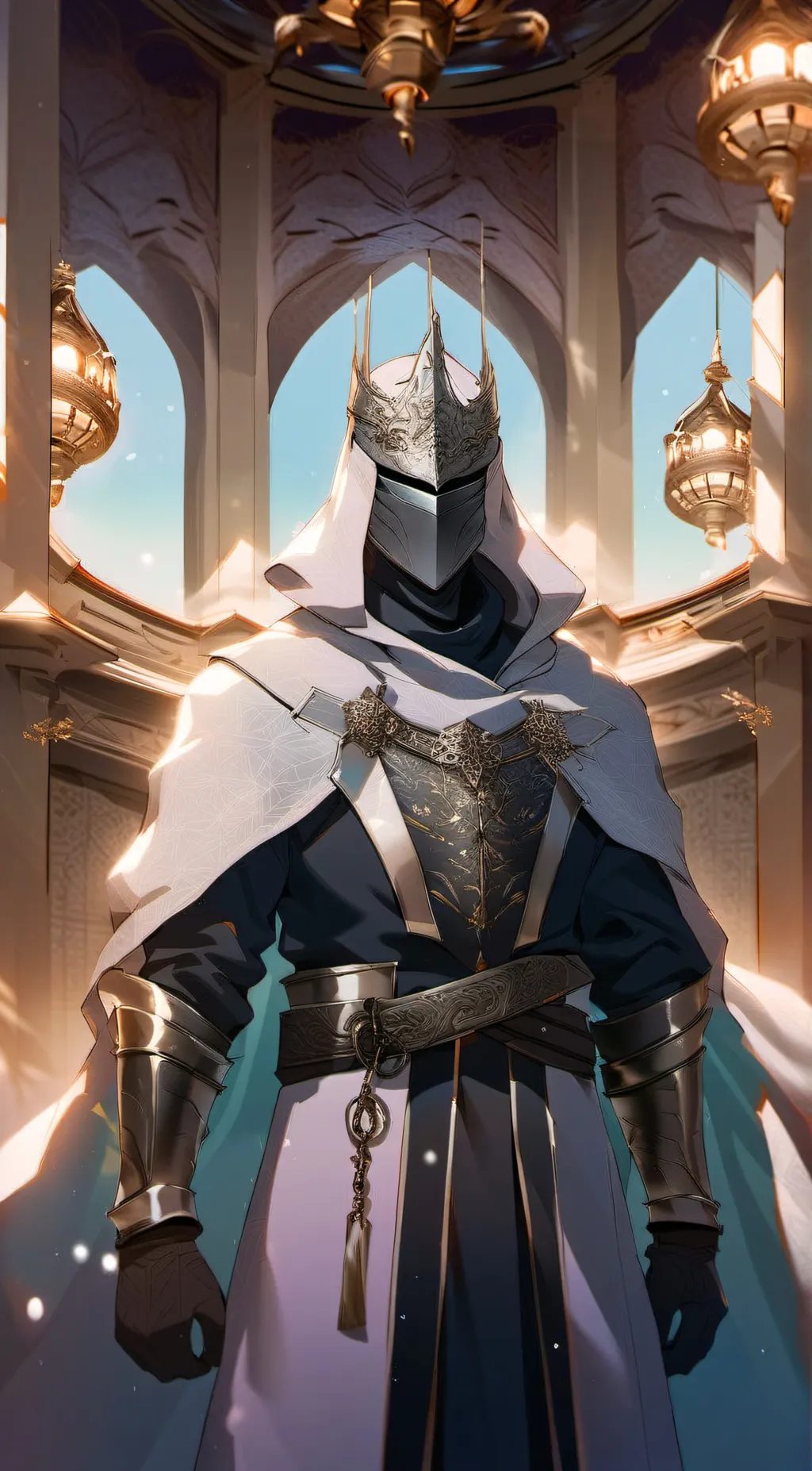 ai character: Light background