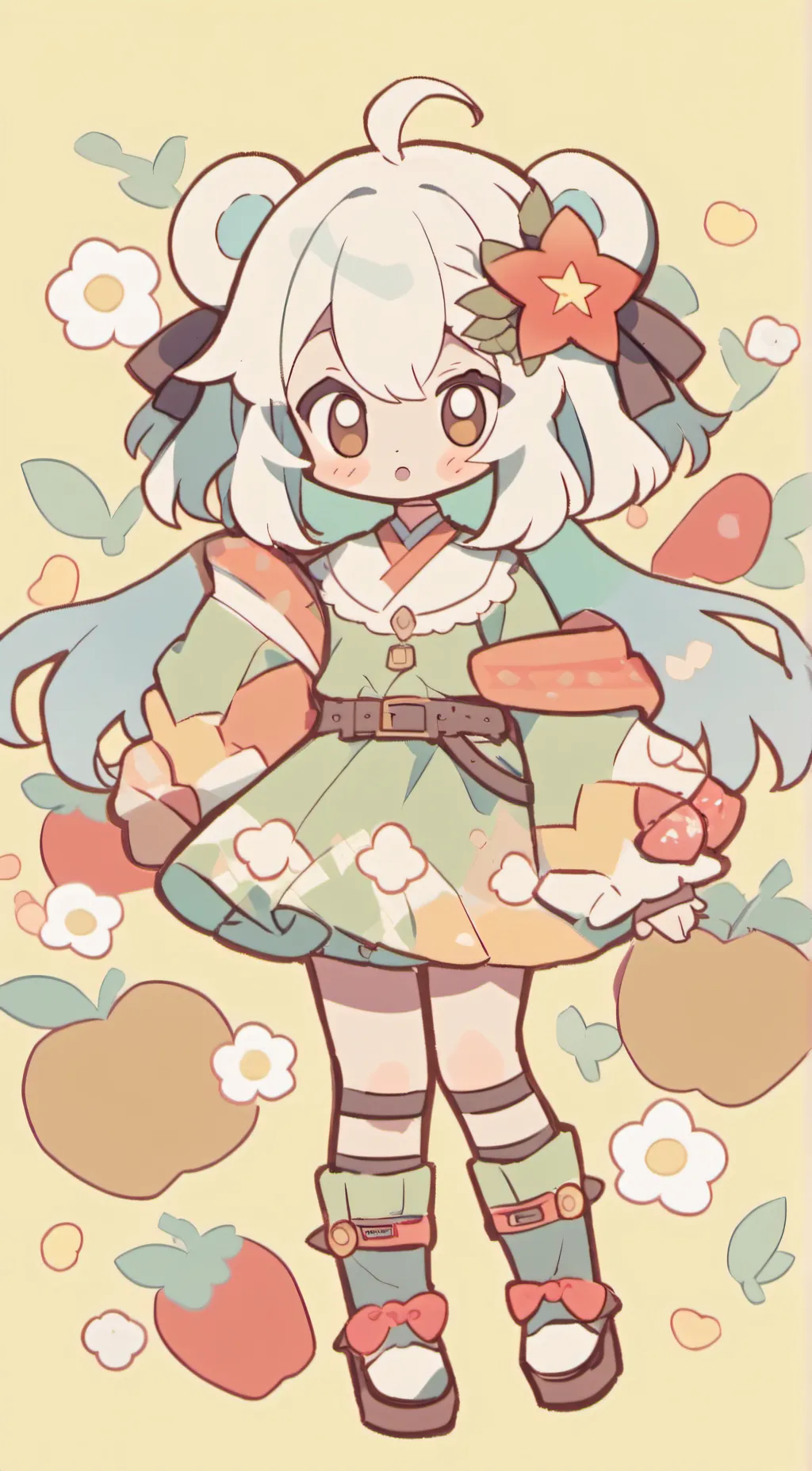 ai character: Luna background