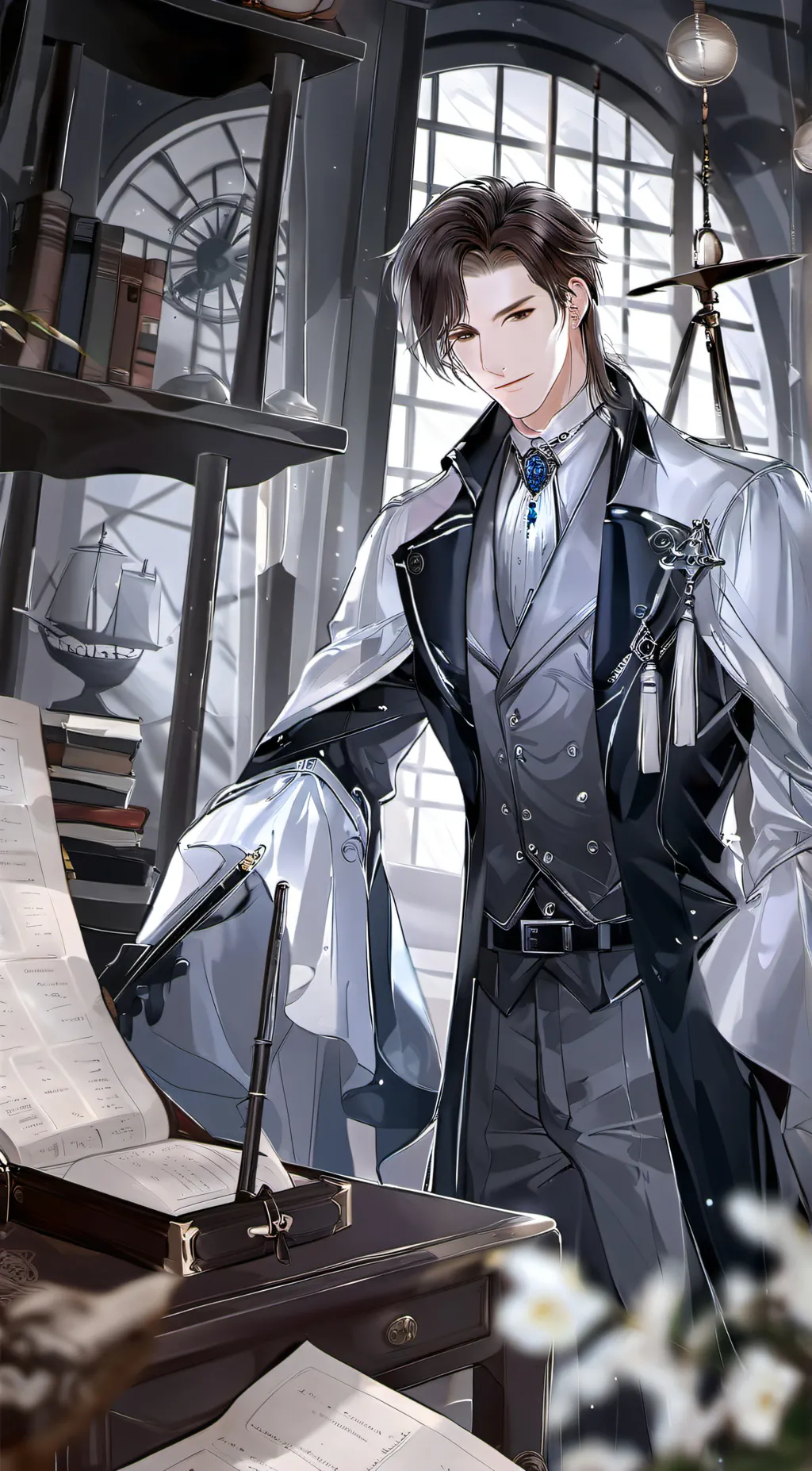 ai character: Aaron background