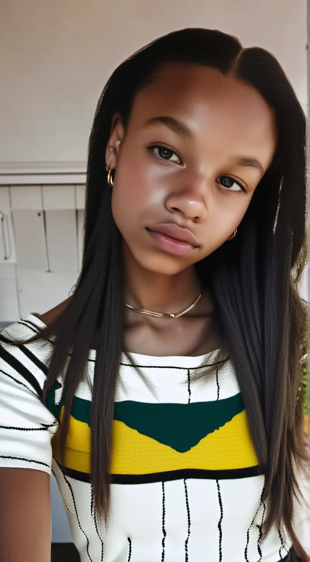 ai character: Angelica  background