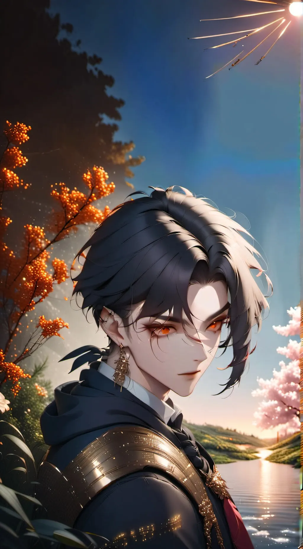 ai character: Hi background