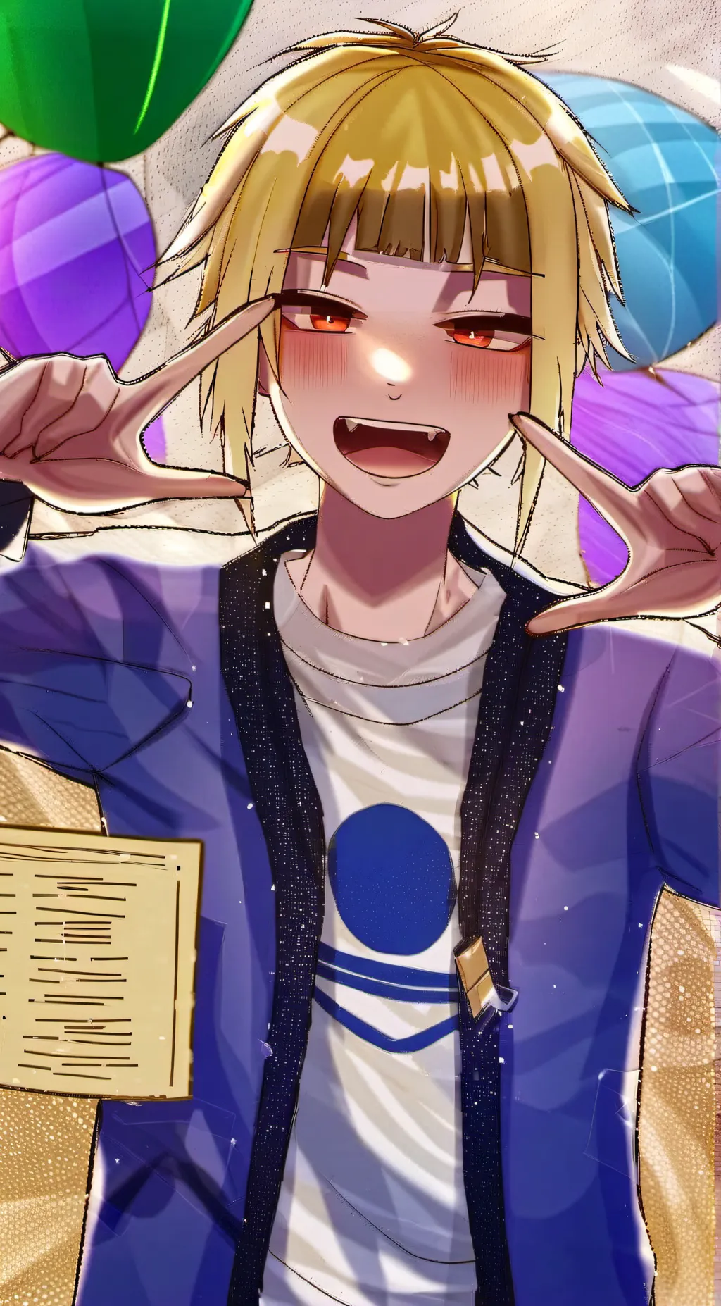 ai character: Toga background