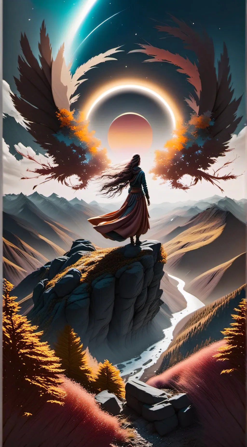 ai character: Bring  background