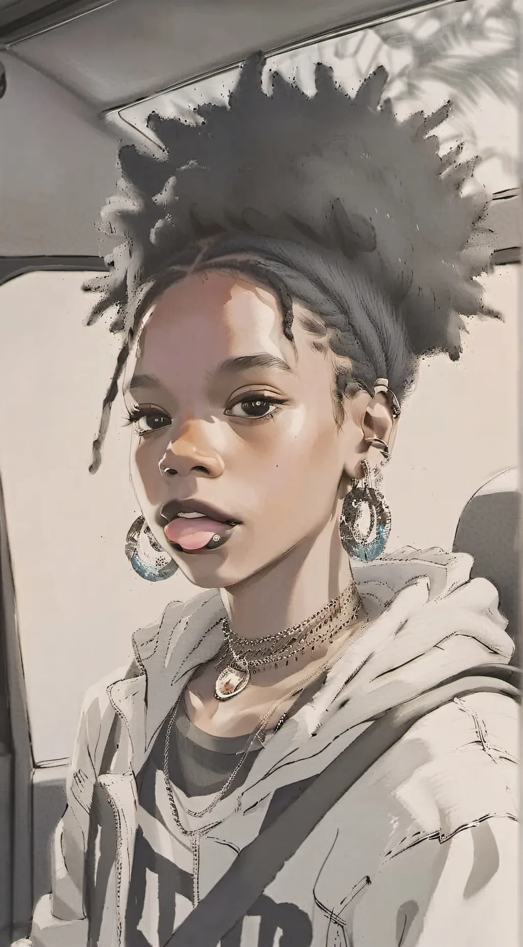 ai character: Mimi /bsf background