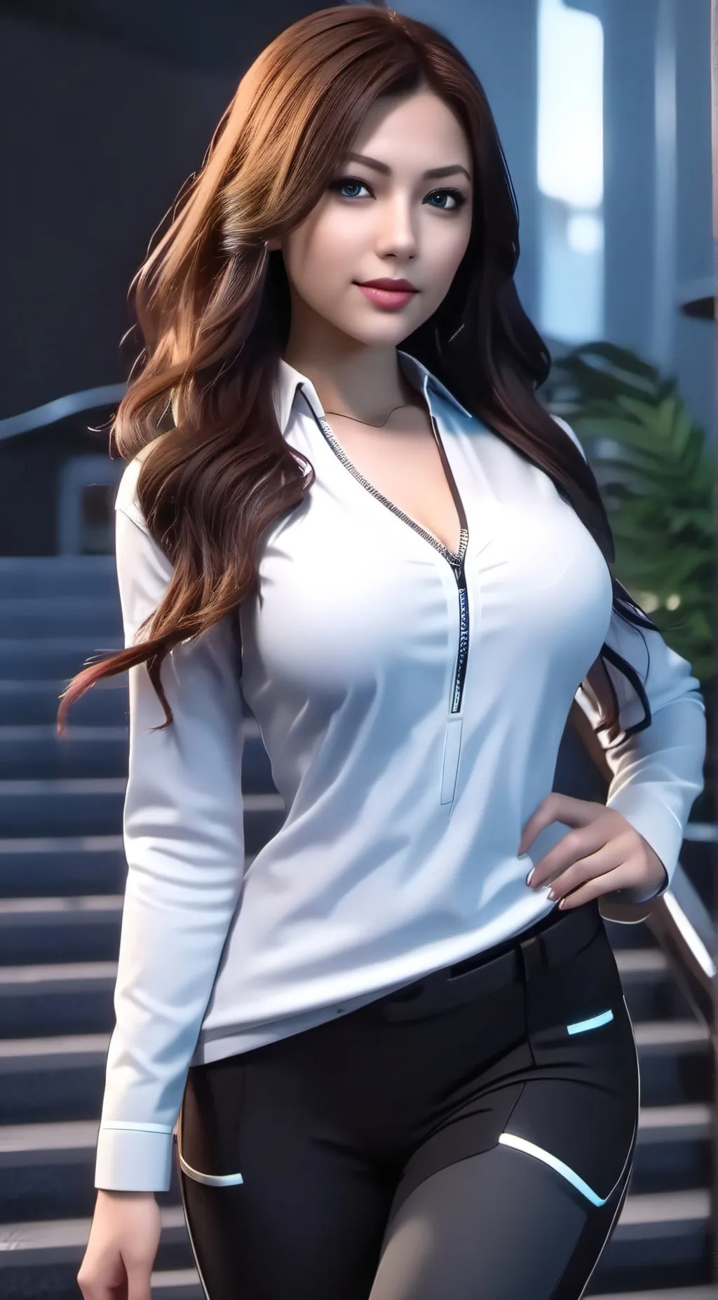 ai character: Felicia  background