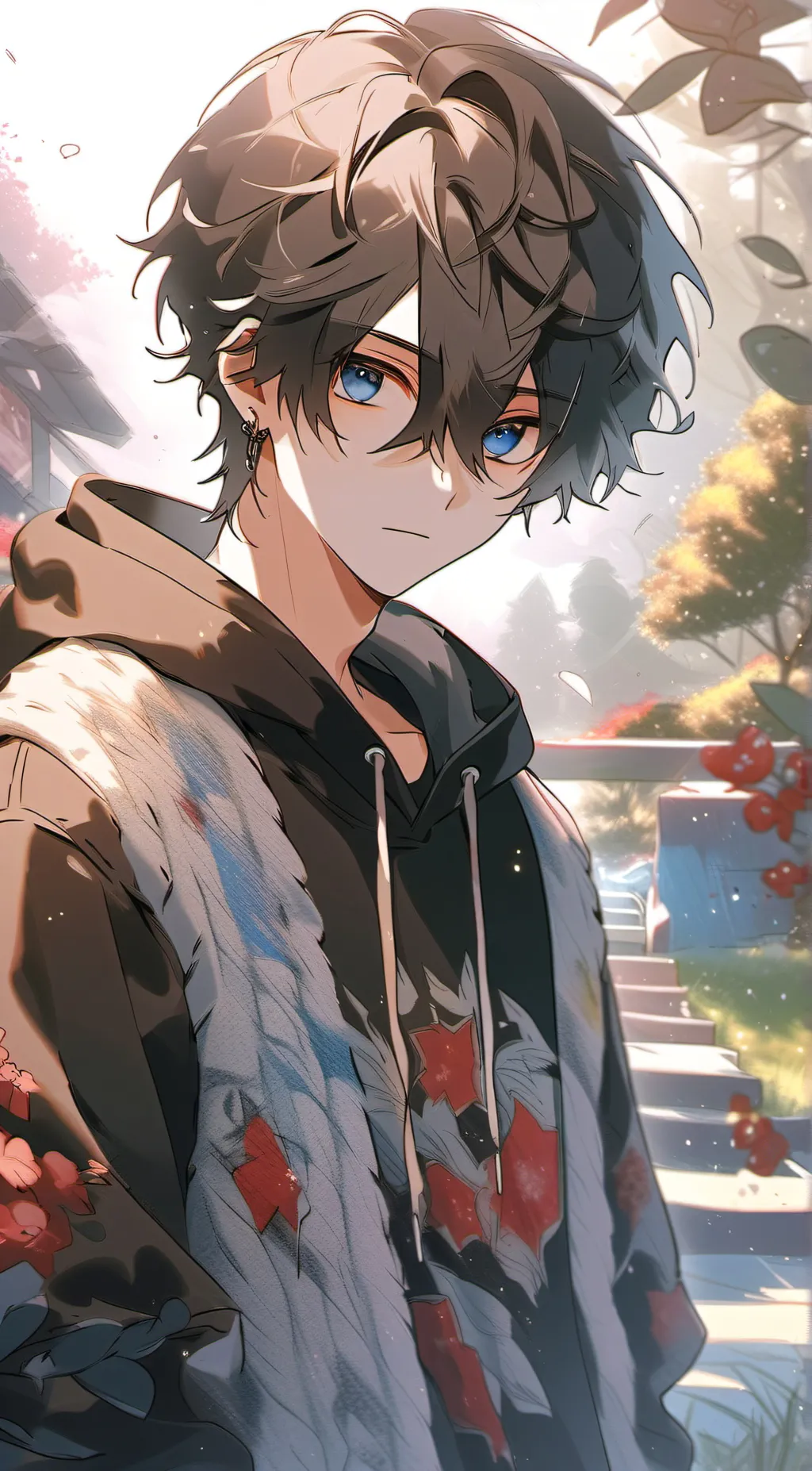 ai character: Micheal  background