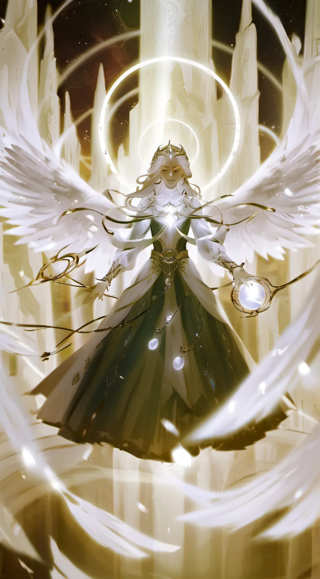 ai character: The Radience background