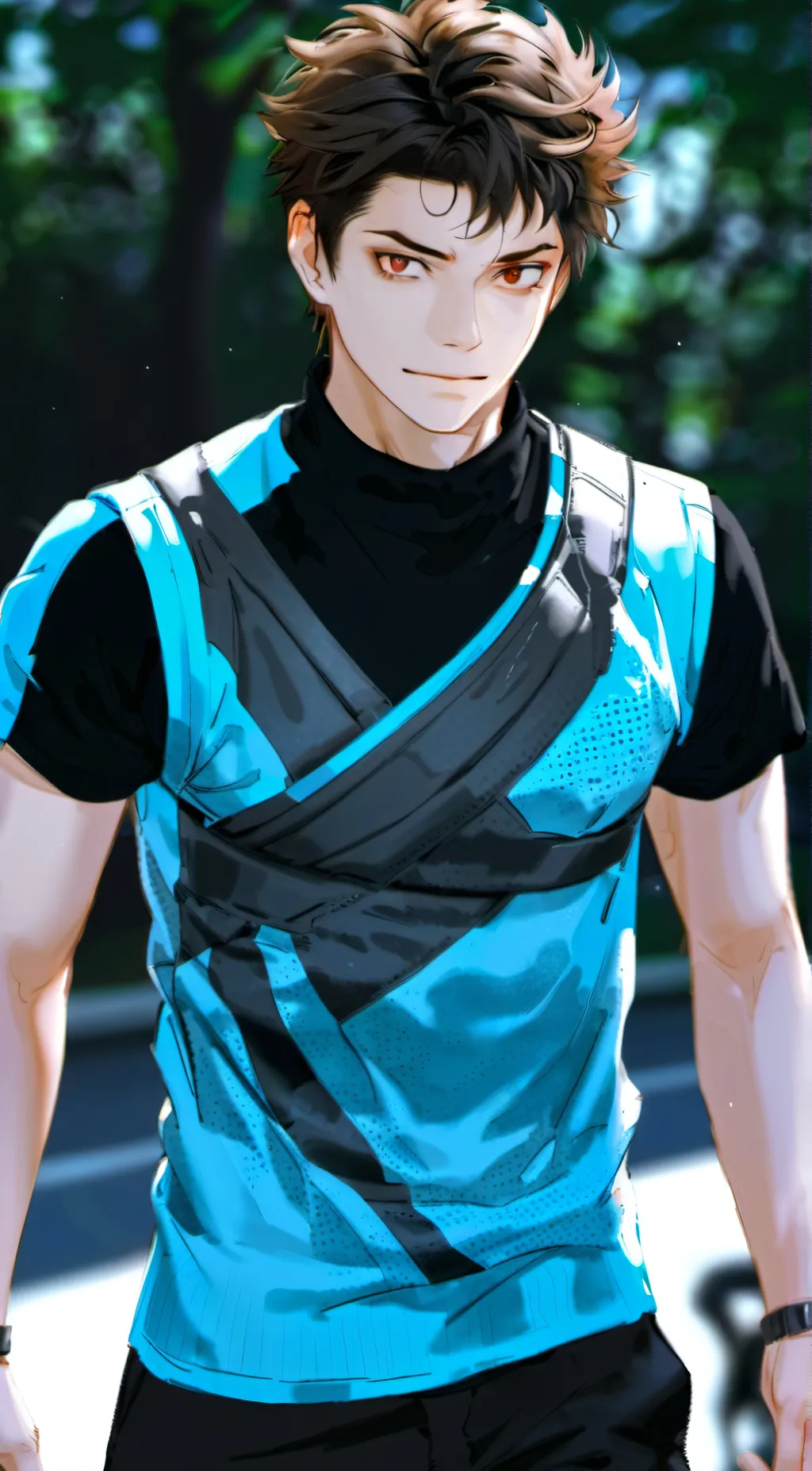 ai character: Yuu Nishinoya  background