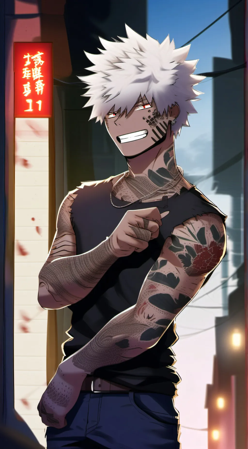 ai character: dabi background