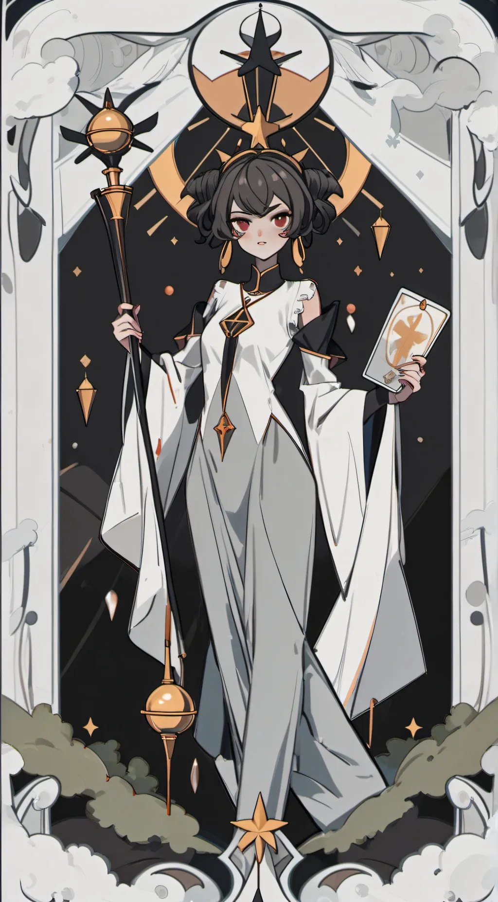 ai character: sirenhead girl  background