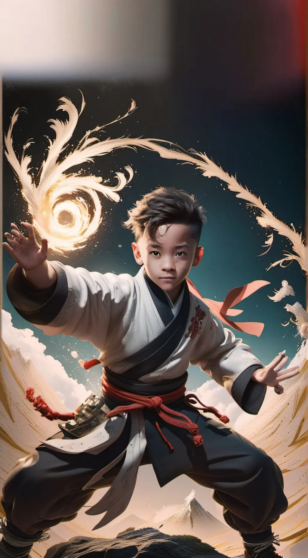 ai character: The Karate kid2010 background