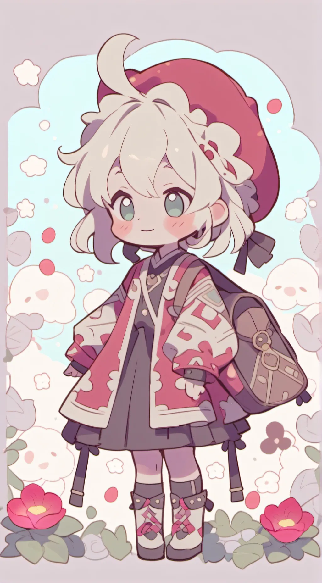 ai character: Autumn  background