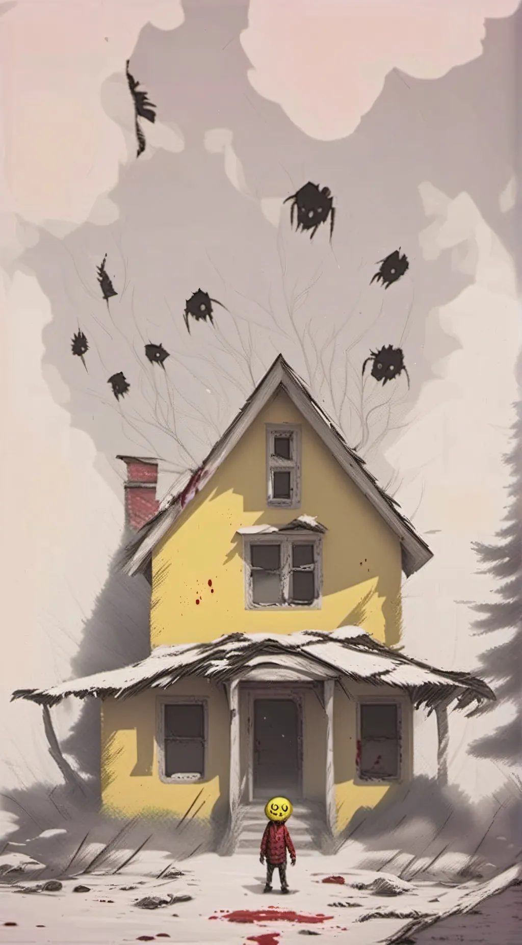 ai character: HAPPY OOFDAY :) background