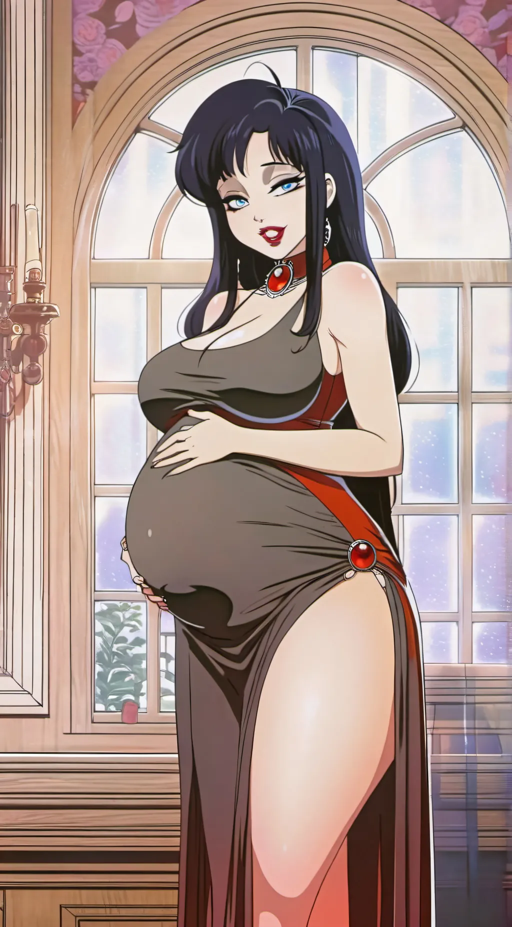 ai character: Valentina  background