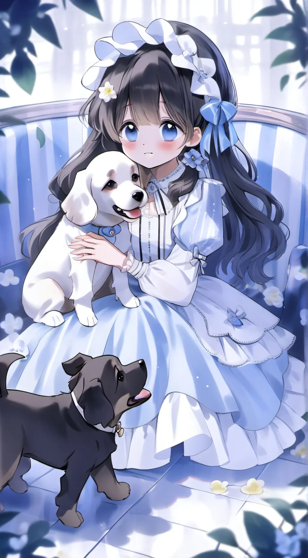 ai character: my dog is so cute  background