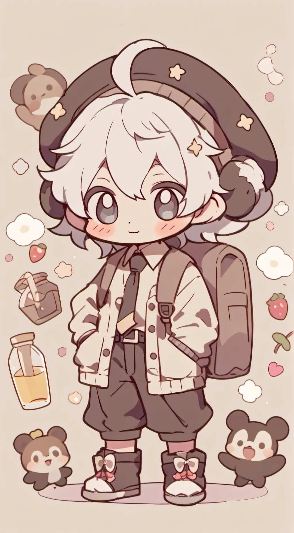 ai character: goofy ass boy💀 background