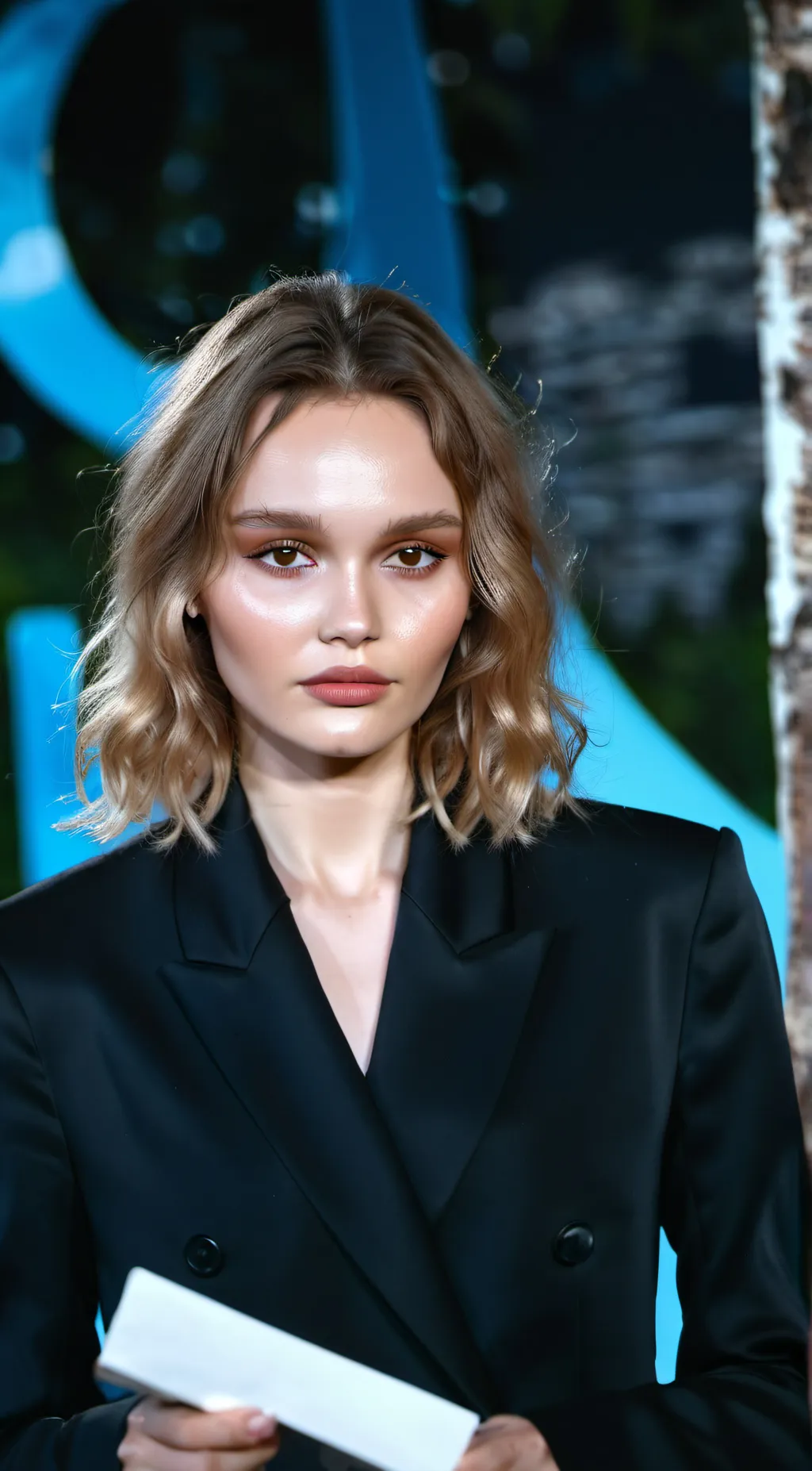 ai character: Lily-Rose Depp background