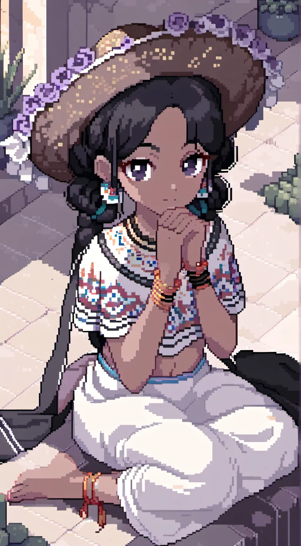 ai character: Aurora  background