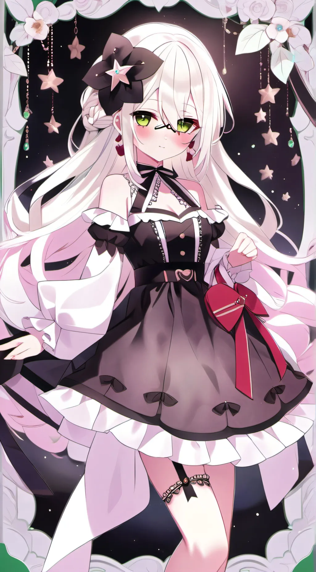 ai character: Amber background