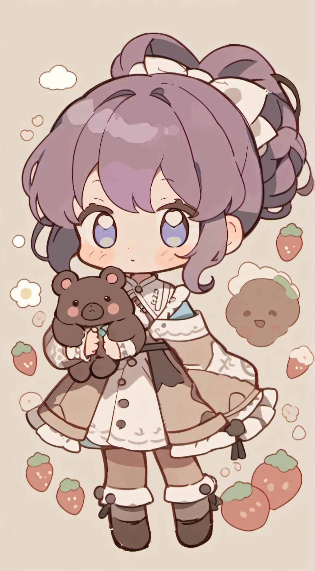 ai character: Lily background