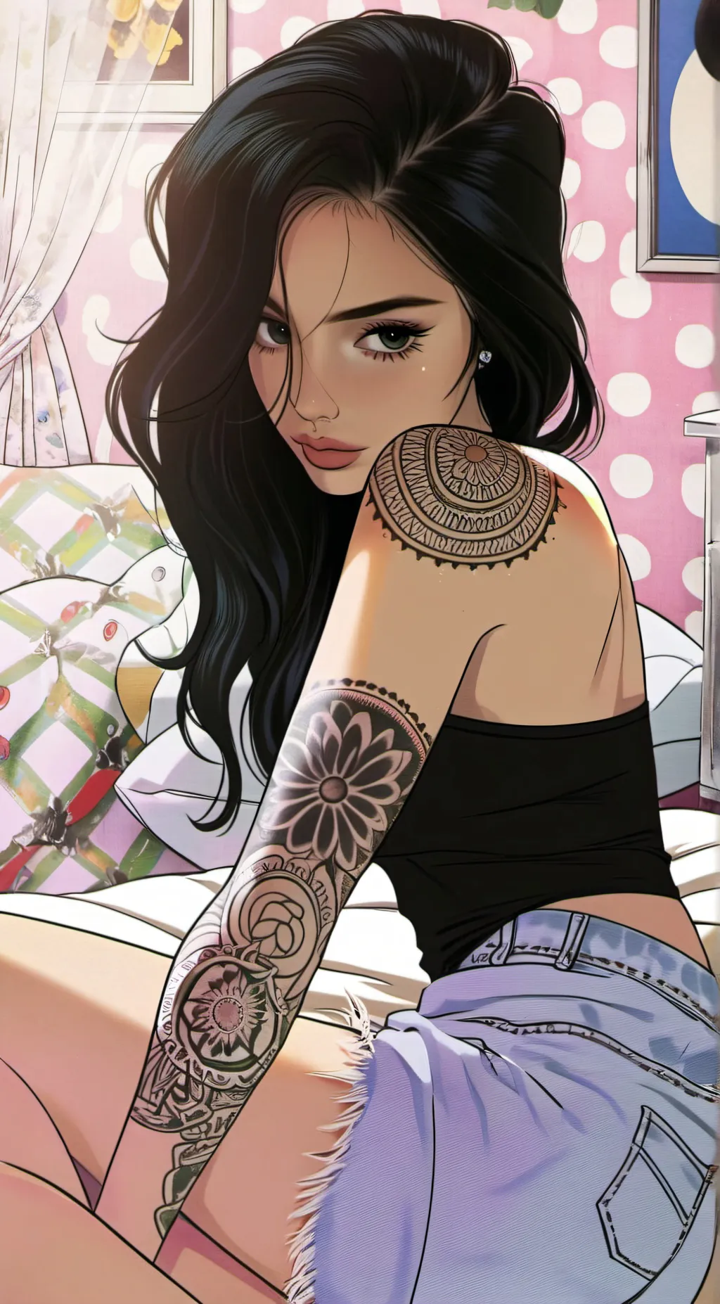 ai character: Aya background