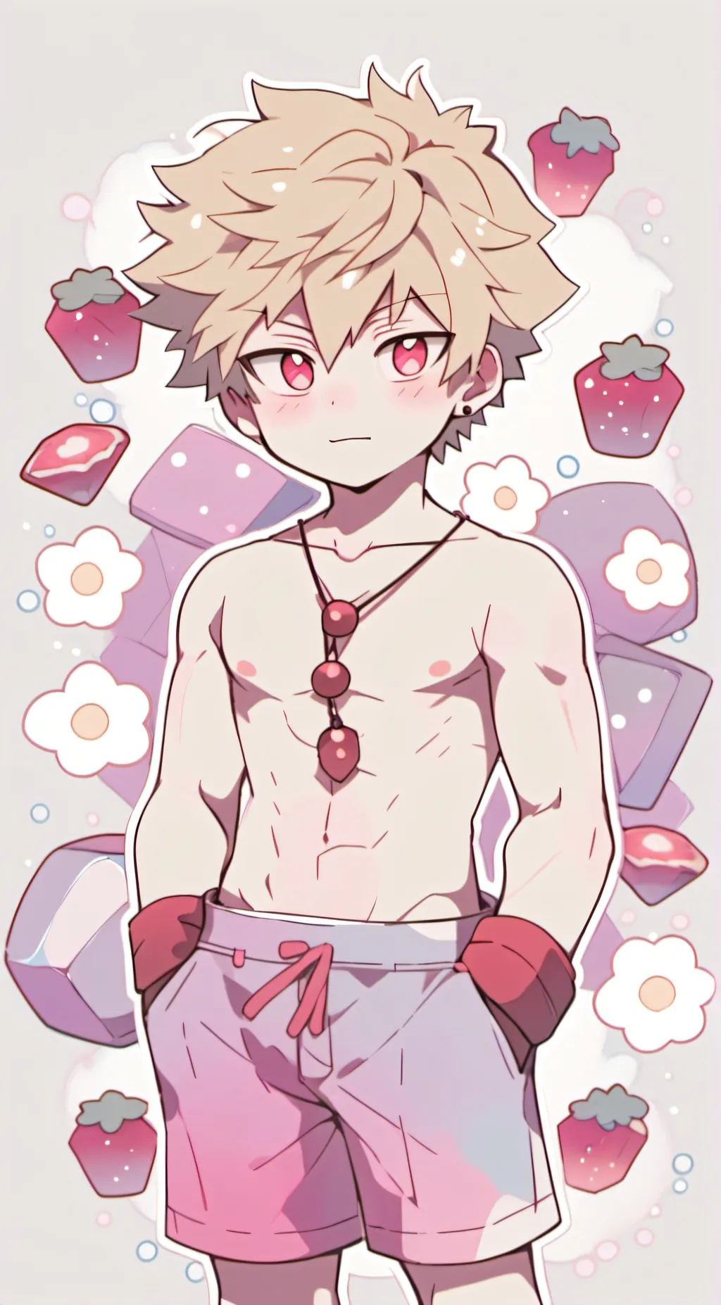 ai character: ☆Katsuki Bakugo✩ background